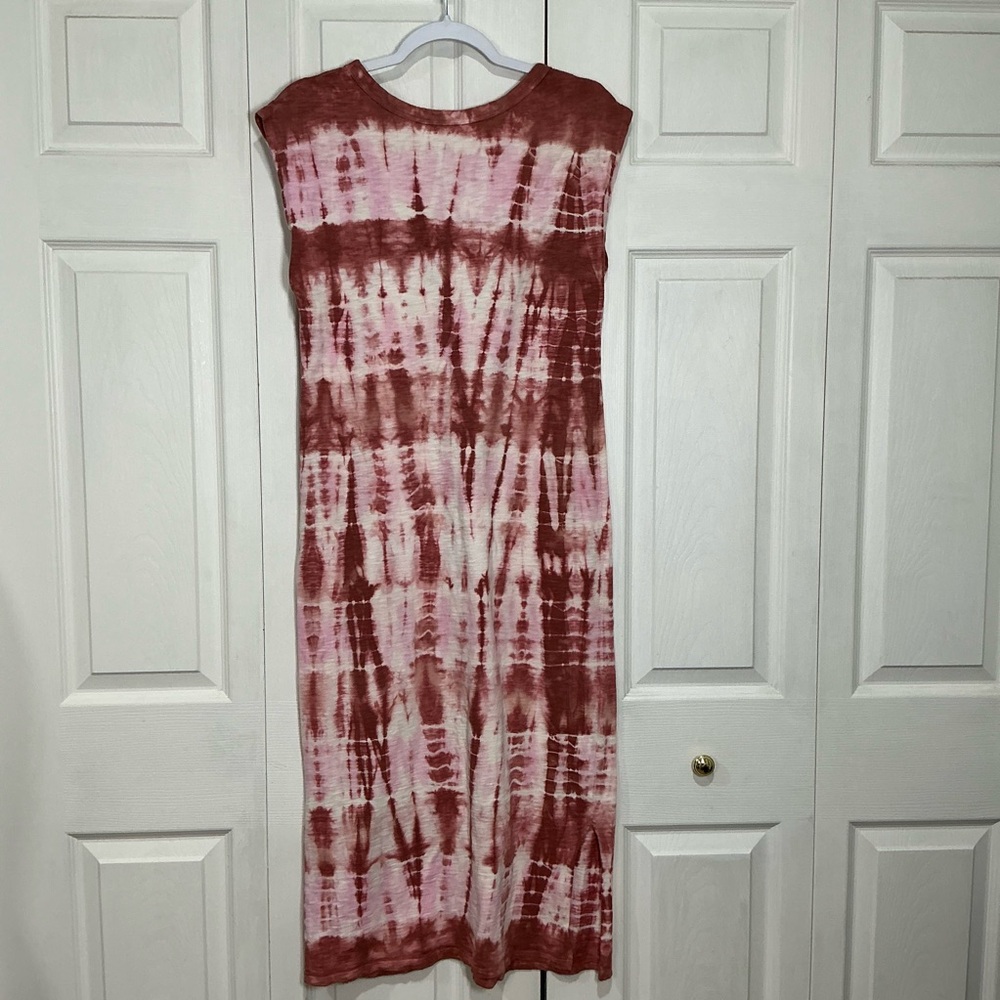 🩷 Universal Thread Sleeveless Tie Dye Maxi Dress - XS (00819) - Picture 3 of 6